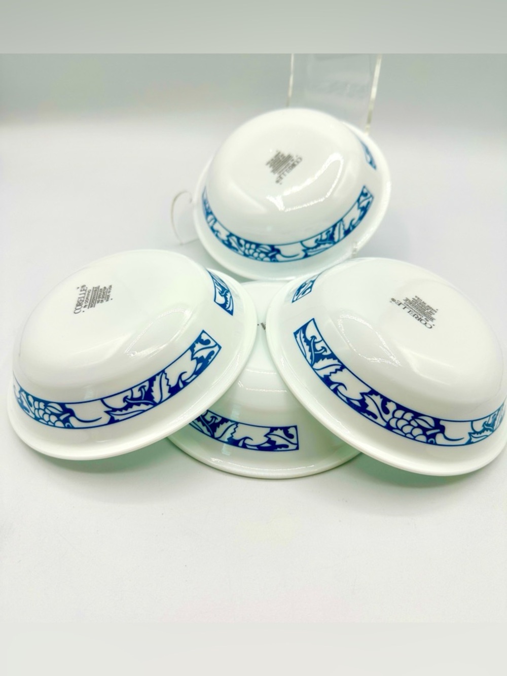 4 Corelle by Corning, Harvest Time Cereal Bowls. 1970s